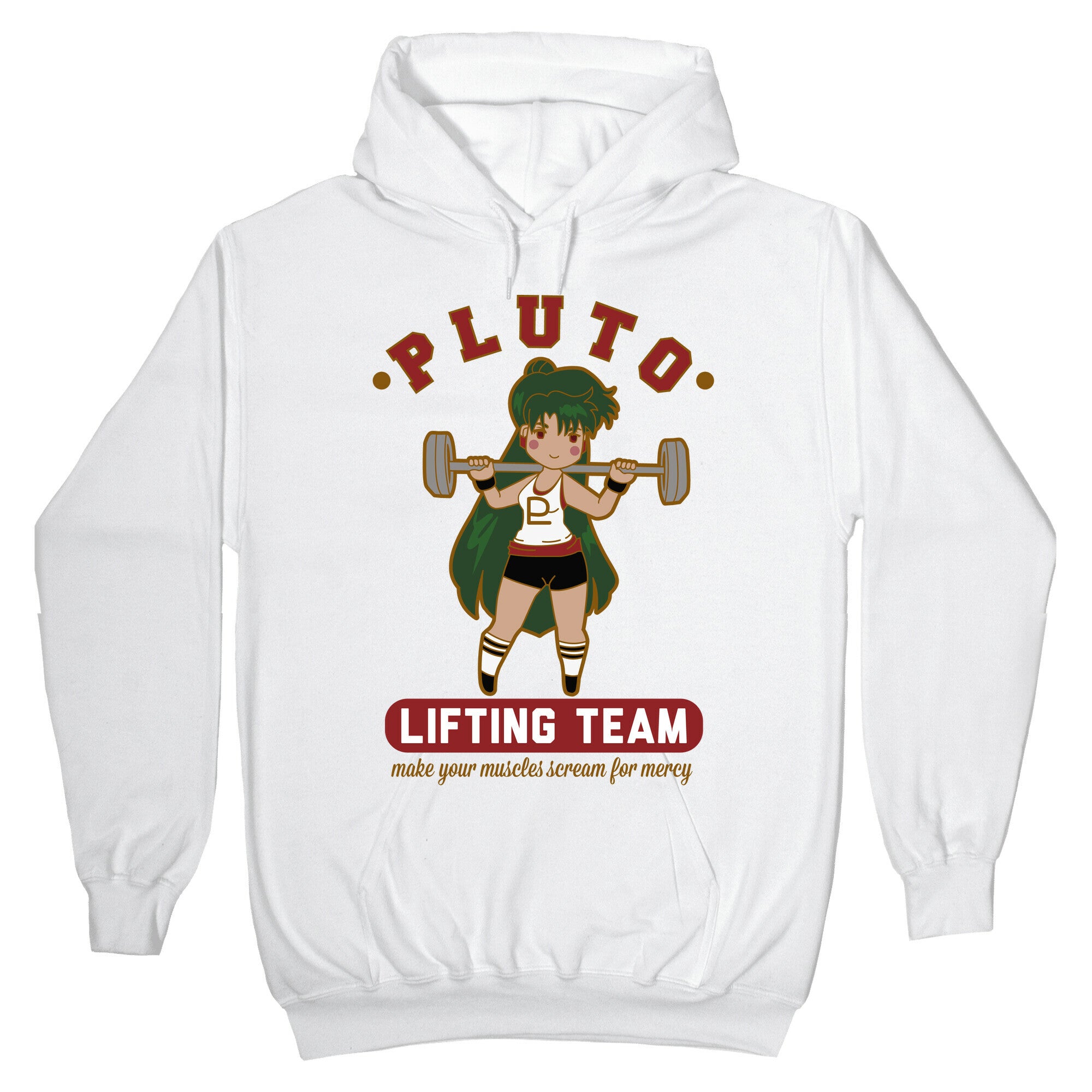 Pluto Lifting Team Parody Hoodie